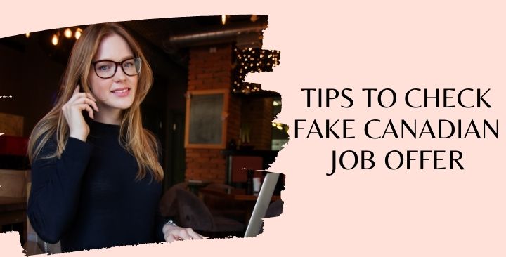 Tips to Check fake Canadian job offer