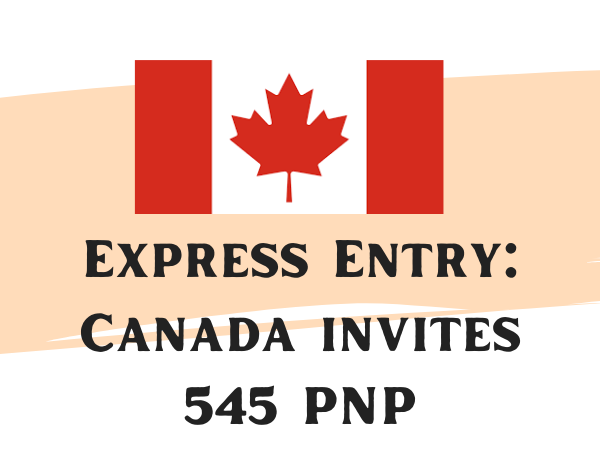 Express Entry Canada invites 545 PNP candidates