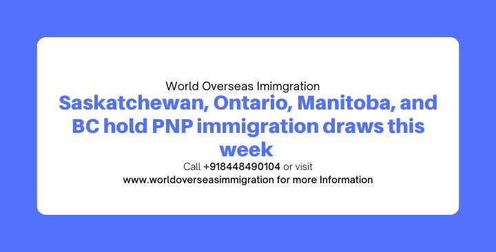 Saskatchewan PNP invited 500 immigrants in the latest SINP Draw